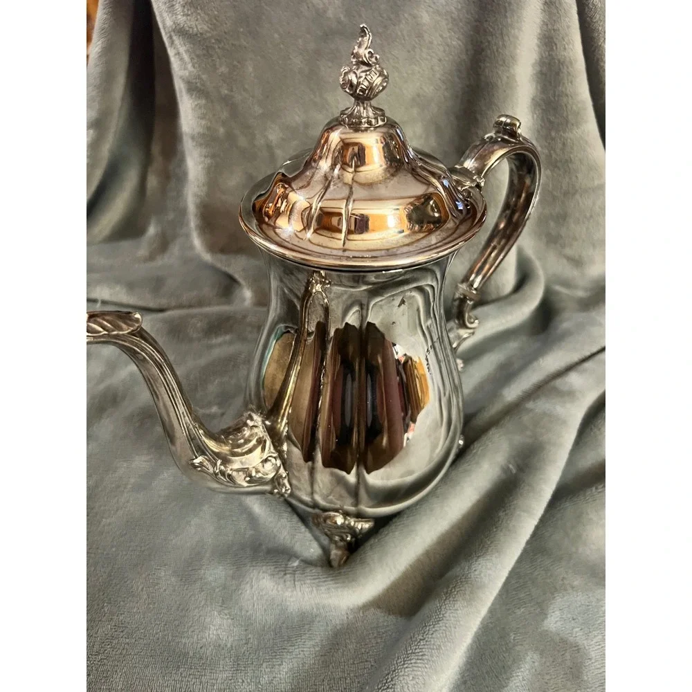 Gorham EP YC1938 Silverplate 8 Cup Coffee Pot‎ Vintage 10